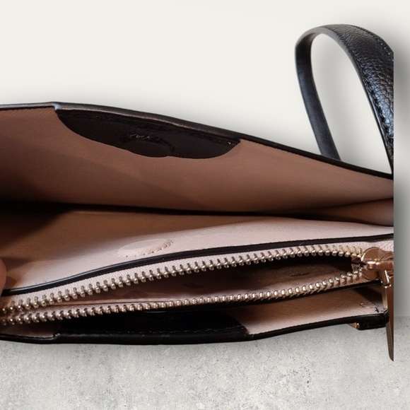 Kate Spade Eva Purse Black Leather WKRU6010 Crossbody Bag - Picture 8 of 16